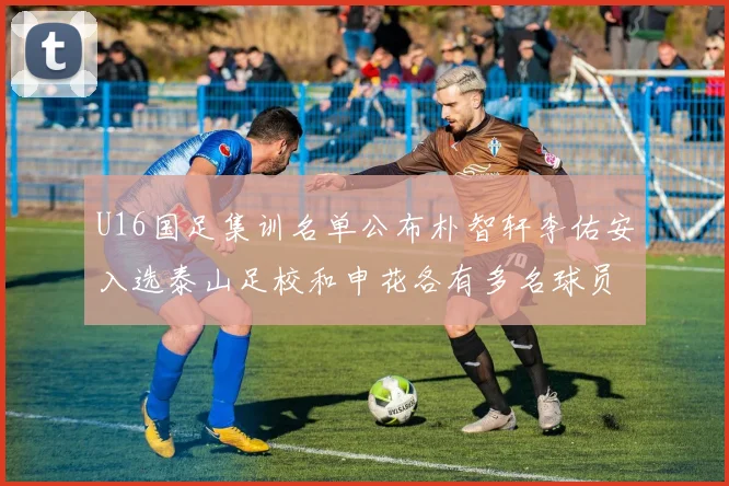 U16国足集训名单公布朴智轩李佑安入选泰山足校和申花各有多名球员参与